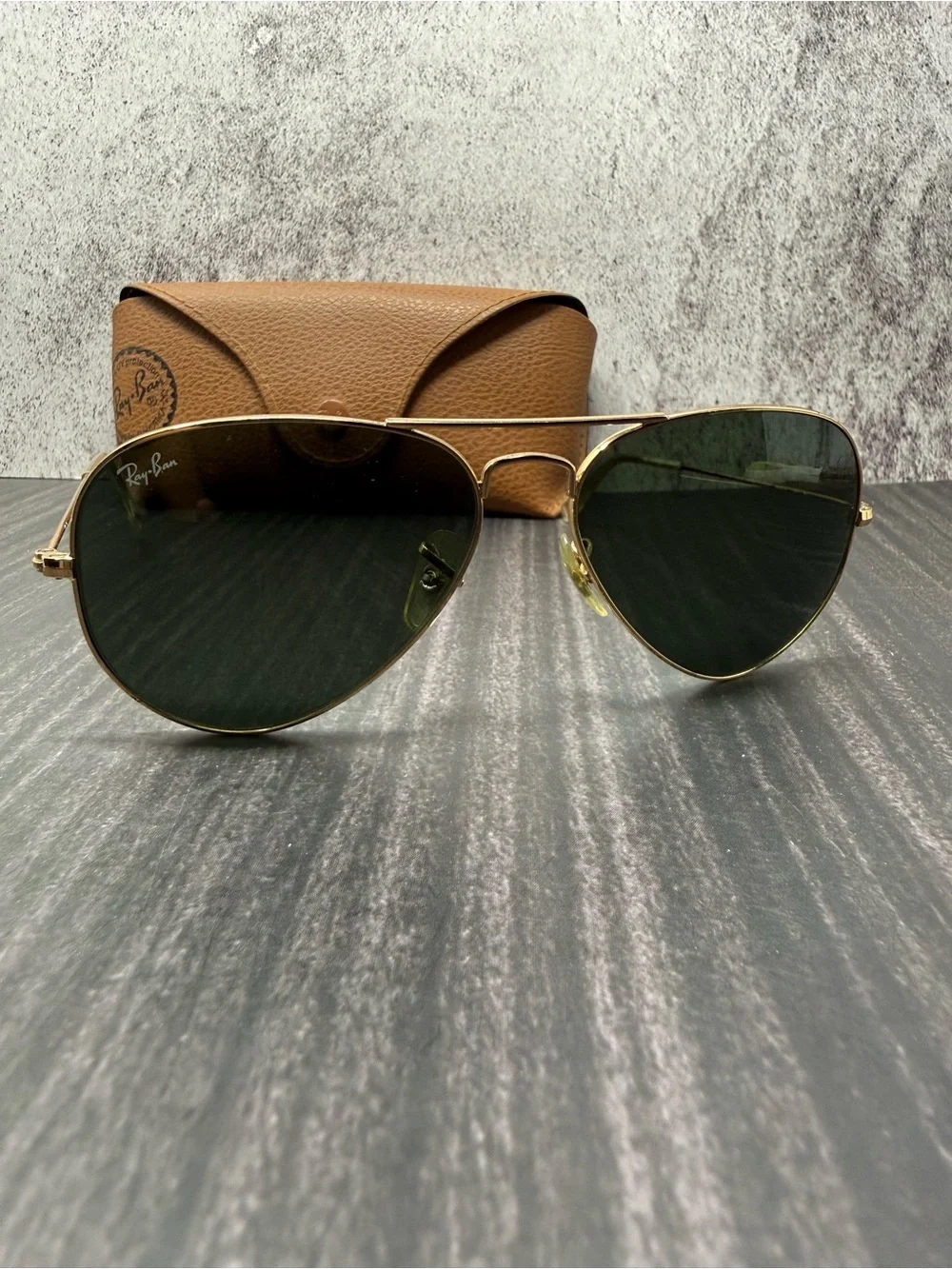 Vintage Ray-Ban B&L Aviator Sunglasses 58 / 14 Bausch & Lomb L0205 with Case
